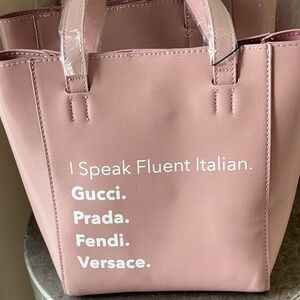 Pink Tote Bag